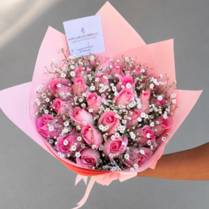 RAMO 24 ROSAS Y GYPSO
