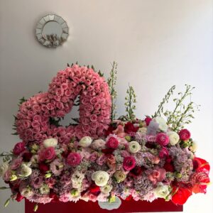 CAJA GRANDE CORAZON Y JARDIN