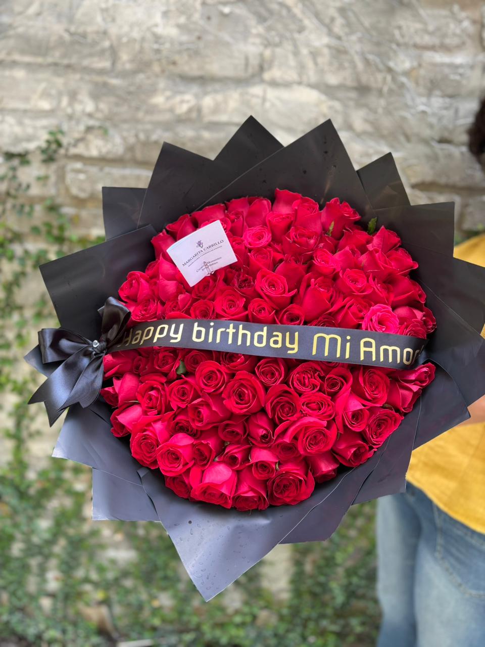 RAMO 100 ROSAS VINIL